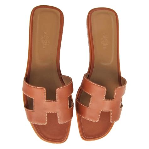 hermes gold slippers|authentic hermes sandals.